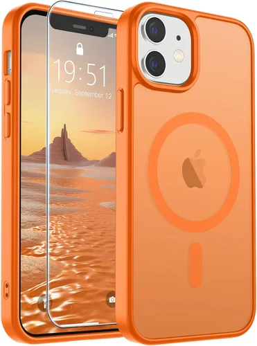 Vista 256 de SUPFINE Funda magnética para iPhone SE 2022 (3ª)/2020 (2ª), iPhone 8 (compatible con MagSafe) (protección contra caídas de grado militar), funda