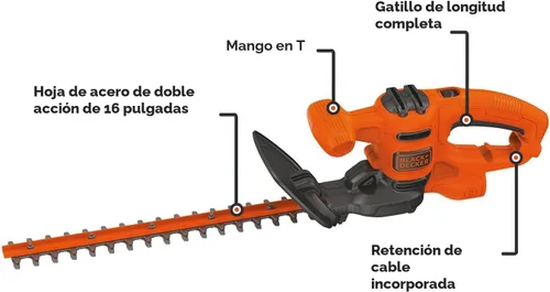 Vista 2 de BLACK+DECKER BEHT100 Hedge recortadora