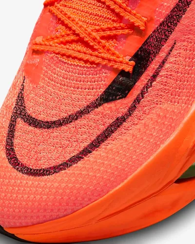 Vista 7 de Air Zoom AlphaFly Next% 2 para mujer, talla 6 de EE. UU., color naranja y negro, Total naranjanegro.