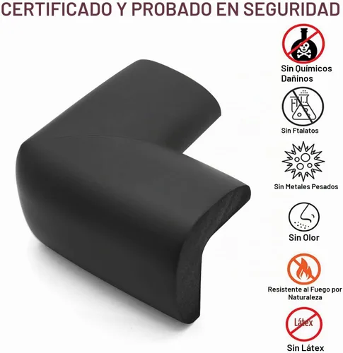 Vista 4 de Protector de esquina de borde a prueba de bebés, 20.5 pies (borde de 18.1 pies + 8 esquinas) protectores de esquina a prueba de bebés, protector