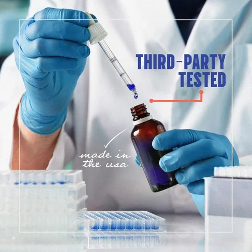 Vista 7 de Azul de metileno 1% Líquido – 10 mg por 1 mL Porción – 2.0 fl oz (2.03 fl oz) – Aproximadamente 60 porciones por botella (paquete de 3) – Probado