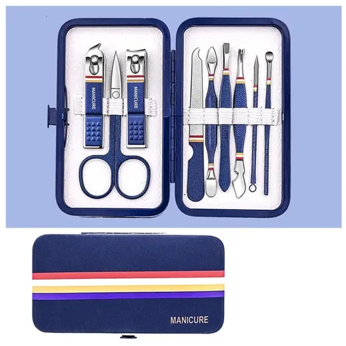 Vista 6 de BEN & JANE Juego de manicura y pedicura profesional prémium Kit de manicura y pedicura de acero inoxidable Herramientas para el cuidado de uñas