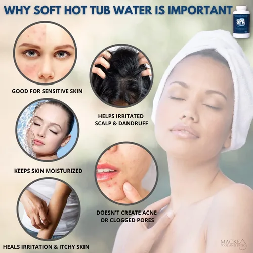 Vista 5 de Spa Marvel - Tratamiento y acondicionador más esponja absorbente de aceite para bañera de hidromasaje, 1 paquete