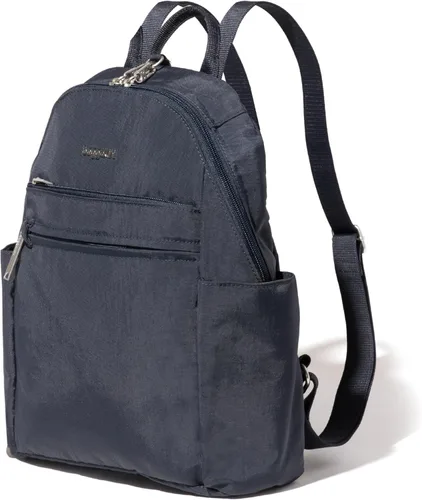 Vista 2 de Baggallini Mochila de vacaciones antirrobo, Azul marino francés