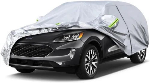 Vista 94 de KouKou Funda impermeable para automóvil SUV adecuada para BMW X1 de 2009 a 2025, 7 capas a prueba de viento para todo tipo de clima, cubierta