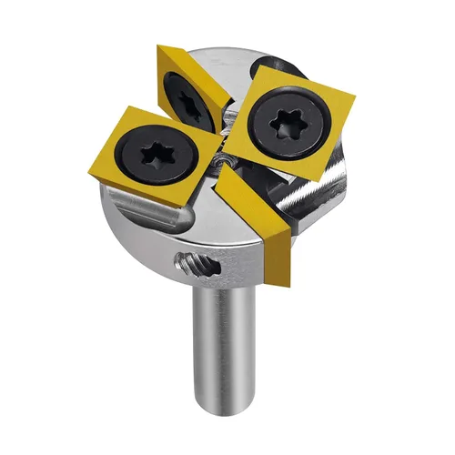 Vista 14 de SpeTool CNC Spoilborad Surfaing Router Bit 1" Diámetro de corte 2+2 Flautas con 1/4" Shank Router Planificación Dado Limpieza Cepilladora Bit