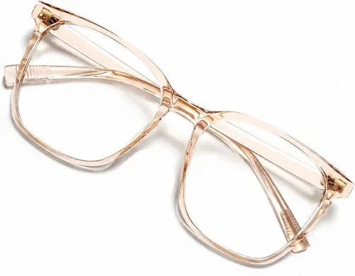 Vista 9 de Gafas cuadradas de gran tamaño con bloqueo de luz azul para mujeres y hombres, antifatiga para monitor de computadora, reducen la fatiga ocular
