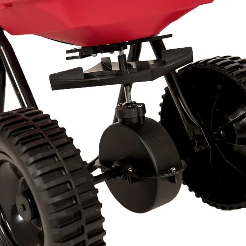 Vista 6 de Earthway 2050SU - Esparcidor de transmisión comercial de lujo de 80 libras (79.4 lbs) premontado con neumáticos de polietileno de 10 pulgadas