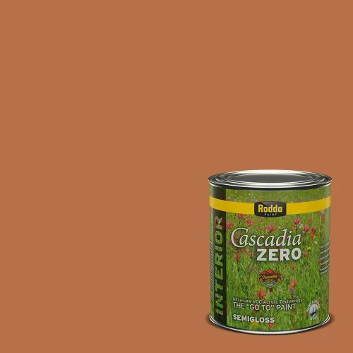 Vista 114 de Rodda Paint CASCADIA ZERO - Pintura plana e imprimación para interiores en uno, cuarto de galón, crema de ballet