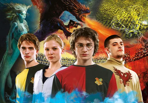 Vista 2 de Clementoni - 39656 - Puzzle Harry Potter - Rompecabezas de 1000 piezas, hecho en Italia, rompecabezas para adultos