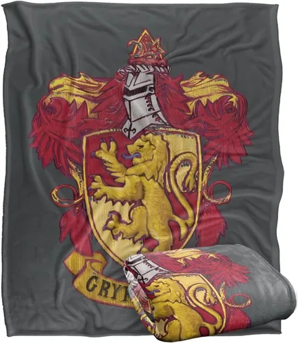 Vista 15 de Harry Potter Gryffindor Rough Crest Silky Touch Manta súper suave 36 x 58 pulgadas, Gryffindor Rough Crest