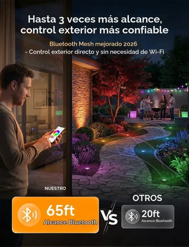 Vista 7 de Gardenreet RGBCW - Bombilla LED MR16, 12 V, bajo voltaje, regulable, halógeno, repuesto para caminos al aire libre e interiores, cambio