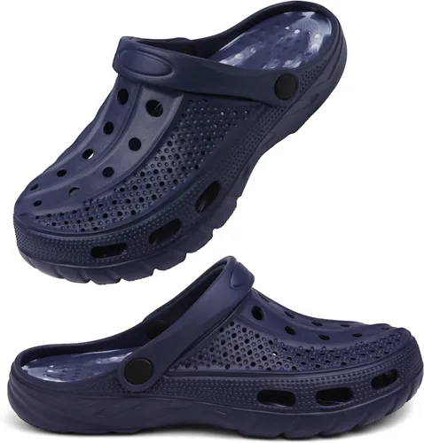 Vista 14 de INMINPIN - Zuecos ortopédicos para mujeres y hombres, con soporte de arco, zapatos de jardín, sandalias con fascitis plantar y plantillas de pies