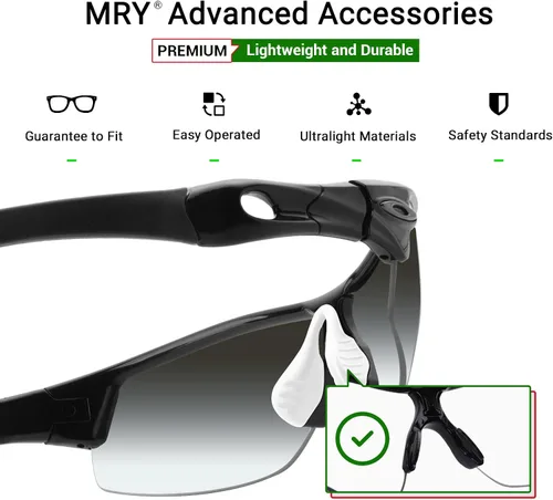 Vista 3 de Mryok Almohadilla nasal de repuesto para gafas de sol Oakley Radar Path EV RadarLock