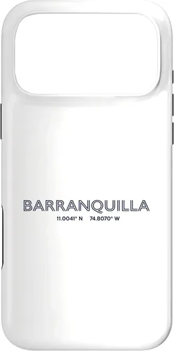 Vista 22 de Colombia City Coordinates - Barranquilla Case for iPhone 16