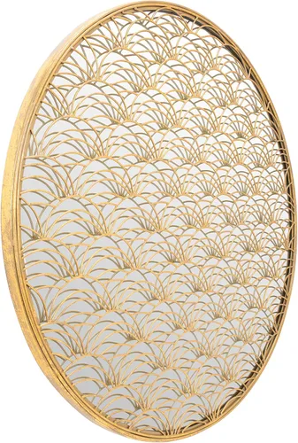 Vista 5 de SAFAVIEH Home Collection Chanti - Espejo decorativo redondo dorado de 30 pulgadas