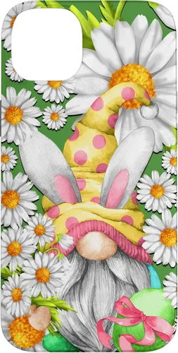 Vista 15 de Funny Easter Gnome Graphic for Women Teachers and Daisy Mom Case for iPhone 17
