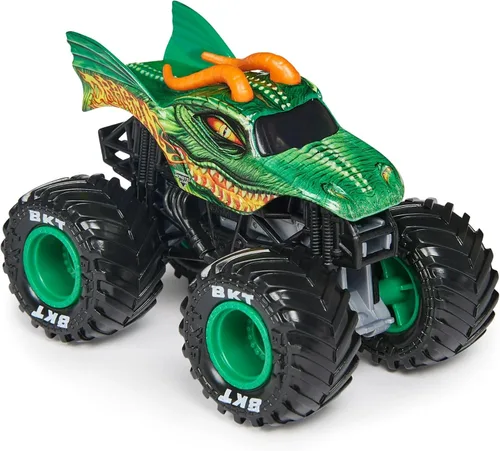 Vista 2 de Monster Jam 2023 Spin Master 1:64 Serie de camiones fundidos a troquel 32 Legacy Trucks Dragon