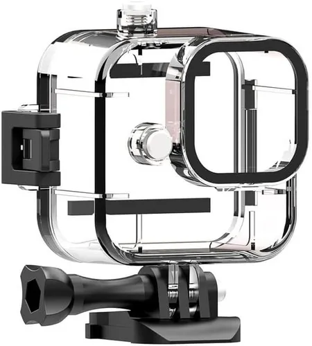 Vista 4 de Coyktonty - Funda impermeable para GoPro Hero11 Mini, color negro, 98.4 ft, accesorio de filmación subacuática con soporte y tornillos