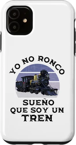 Vista 6 de iPhone 12 mini Yo No Ronco Sueño Que Soy Un Tren Para Amantes del Tren Case