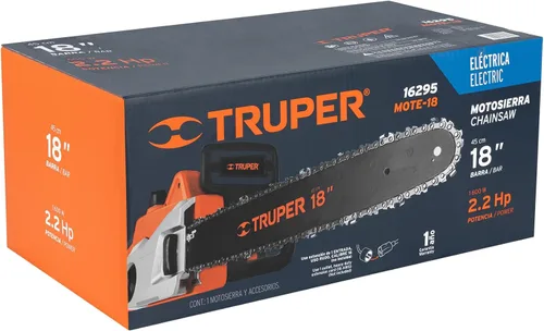 Vista 3 de TRUPER Motosierra eléctrica MOTE-18 18" 1,600 W
