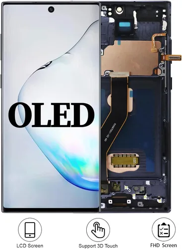 Vista 6 de OLED para Samsung Galaxy Note 10 Plus 4G 5G Reemplazo de pantalla con marco OLED táctil digitalizador de 6.8 pulgadas [OLED, NO LCD] con kit