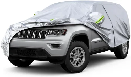 Vista 64 de KouKou Funda impermeable para automóvil SUV adecuada para BMW X1 de 2009 a 2025, 7 capas a prueba de viento para todo tipo de clima, cubierta
