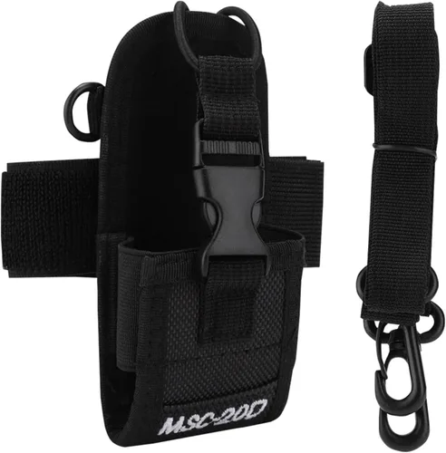 Vista 6 de Meiyya Funda para walkie talkie walkie talkie soporte para radio, soporte de radio de brazo, funda de radio, bolsa de radio, práctica bolsa de brazo