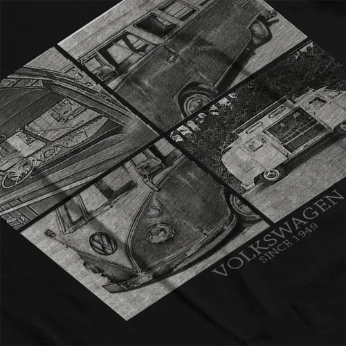 Vista 5 de Volkswagen Campervan 1949 Various Sketches - Sudadera con capucha para hombre