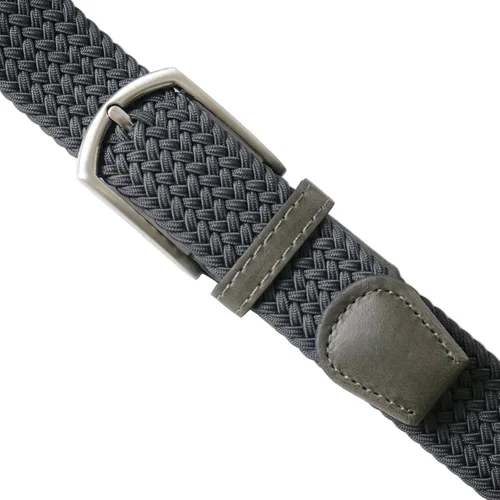 Vista 2 de Weifert - Cinturones elásticos trenzados para hombre de 1.3pulgadas de ancho