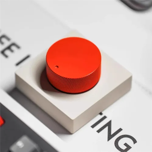 Vista 3 de Compatible con Anticater Vk01 - Pomo de volumen Bluetooth de escritorio, teclado inalámbrico de aluminio personalizable para jugadores