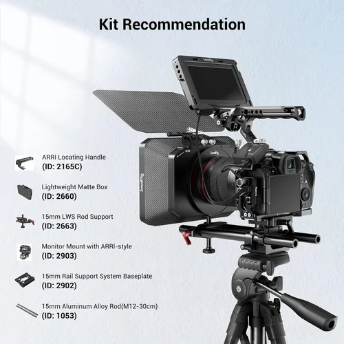 Vista 9 de SmallRig Jaula de cámara R5 R6 para cámara Canon EOS R5 y R6 2982