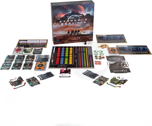 Vista 4 de Exoworld Survival Cooperative Colony-Building Strategy Board Game on Alien Planets 1–4 Players, Age 14+ Replayable Sci-Fi Survival Adventure