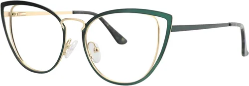 Vista 2 de Zeelool Ojo de gato de metal para mujer, bloqueo de luz azul, 100% protección UV400, Eras ZM0957