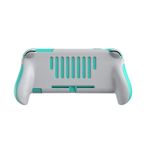 Vista 3 de Laimax Funda protectora ergonómica con asas de agarre para Nintendo Switch Lite, accesorios compatibles con Nintendo Switch Lite (verde)