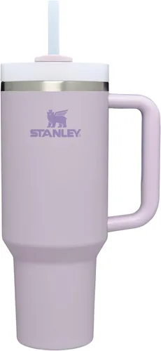 Vista 216 de STANLEY Quencher H2.0 Vaso Térmico con asa y pajilla, 64 onzas, tapa Flowstate de 3 posiciones, gran capacidad para viajes y deportes, vaso de acero