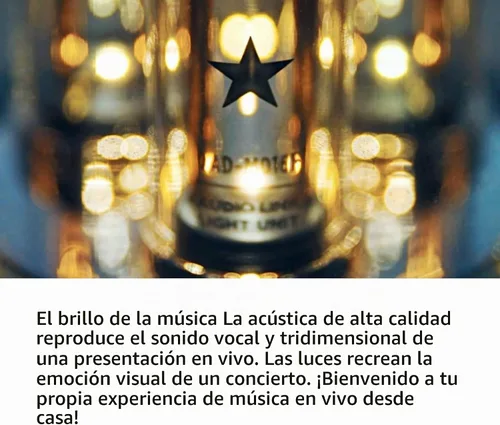 Vista 2 de BALMUDA El altavoz Altavoz Bluetooth portátil Sonido de cristal 3D y espectáculo de luz LED Recargable USB-C 3 modos de luz: vela