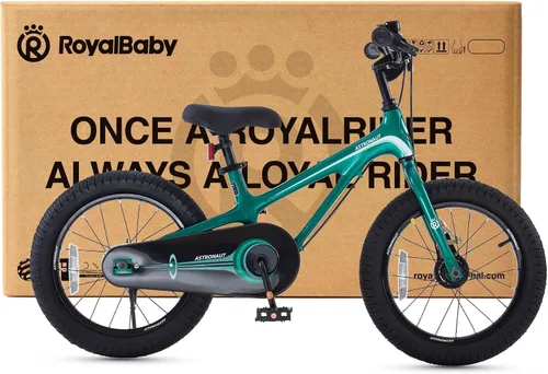Vista 8 de RoyalBaby Astro Kids Bike 14-18 Inch Magnesium Alloy Bicycle Verde