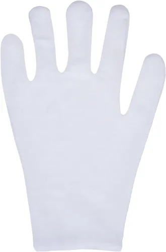 Vista 5 de Eboot Juego de 24 pares de guantes de algodón blancos de Navidad de 8 pulgadas para fiesta de cosplay de Papá Noel