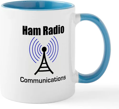 Vista 12 de CafePress Eat Sleep - Taza de café de cerámica con radio, 11 oz (11.0 fl oz)
