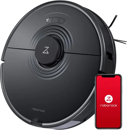 Vista 13 de roborock Q7 M5 Robot que aspira y trapea, succión hiperfuerza de 10,000 Pa, aspiradora robótica, sistema dual anti-enredo, trapeo controlado por