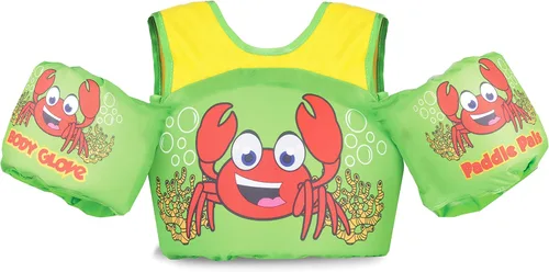 Vista 18 de Body Glove Paddle Pals - Chaleco salvavidas para niños aprobado por la Guardia Costera para aprender a nadar PFD