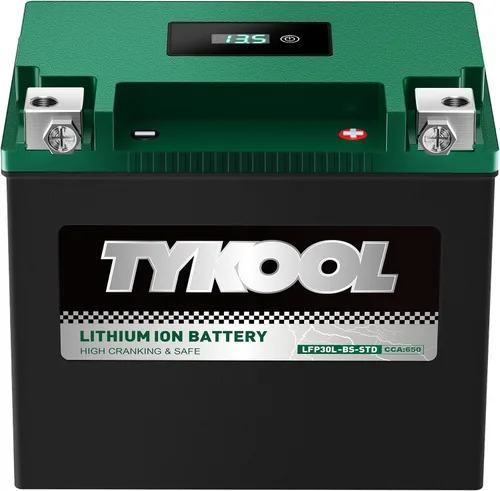 Vista 13 de TYKOOL LFP4L-BS-STD - Batería de litio de 12 V, sustituye a YTX4L-BS, 140CCA 3Ah, se adapta a ATV motocicleta, scooter, cortacésped, compatible