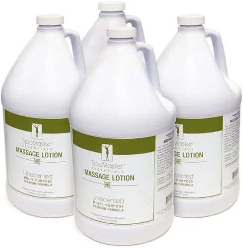 Vista 6 de Master Massage Loción de masaje sin perfume en botella de 1 galón.
