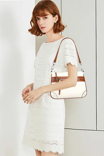 Vista 3 de Over Earth Bolsos cruzados de cuero para mujer, bolsos pequeños tipo hobo para mujer