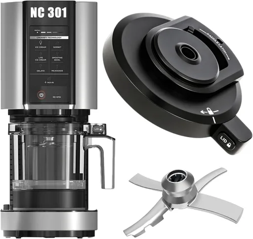 Vista 11 de Tapa exterior para helados Ninja Creami, tapa de repuesto reutilizable Ninja Creami compatible con NC299AMZ/NC301/NC300 Series para piezas