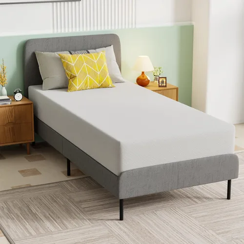 Vista 38 de PayLessHere Colchón de espuma viscoelástica con gel Twin de 5 pulgadas sin fibra de vidrio/Certificado CertiPUR-US/Cama en una caja/Sueño fresco