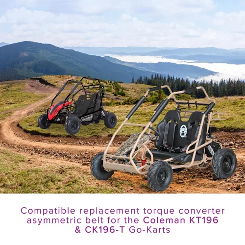 Vista 4 de AlveyTech Cinturón convertidor de par 203589 - Correas de repuesto para el Coleman KT196 Go-Kart, Mini Pit Bikes, Correas de transmisión de moto