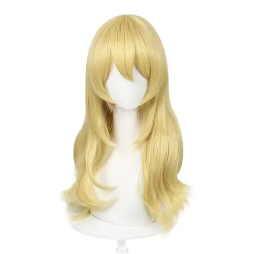 Vista 10 de COSPLAZA Wednesday - Pelucas largas de coletas trenzadas negras para mujer, peluca de disfraz de Halloween con flequillo plano