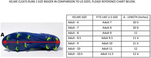 Vista 7 de KELME FG - Zapatos de fútbol de piel de becerro para hombre - Botas de fútbol para exterioresinteriores, unisex, tallas para adultos